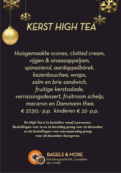 FEESTDAGEN HIGH TEA
