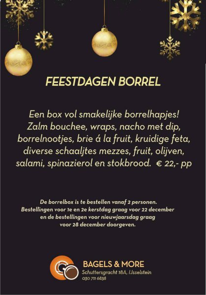 FEESTDAGEN BORREL