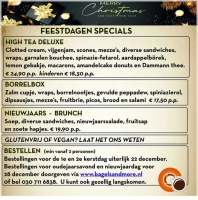 Begin het nieuwejaar met verwennen. Soep, belegde broodjes, salade,borek en zoettigheid